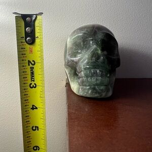 Natural Fluorite Crystal Skull